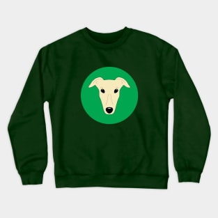 Fawn greyhound face Crewneck Sweatshirt